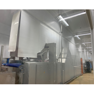 Capotage cloison acoustique transparent