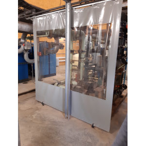 cloison souple anti-bruit sur machine