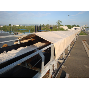 Cloison souple anti-poussière