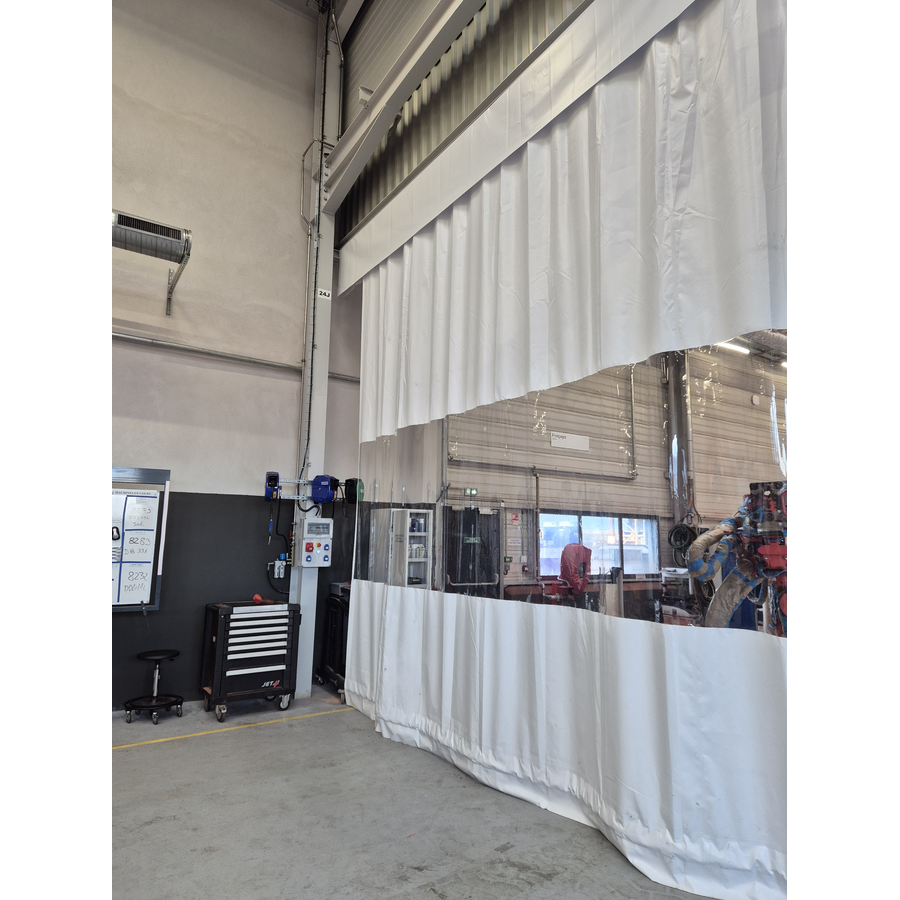 Cloison isolation phonique et anti-poussière