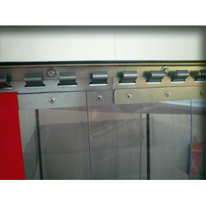 support de fixation pour lanières PVC souples