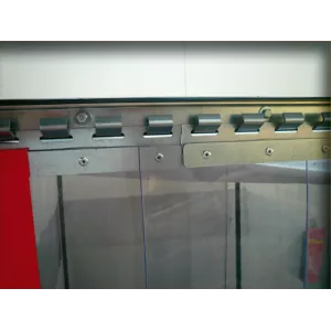 support de fixation pour lanières PVC souples