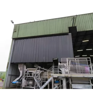 Rideau industriel anti-bruit