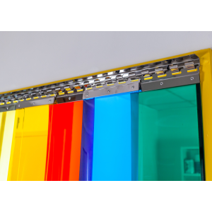 porte à lanière souple PVC avec couleurs