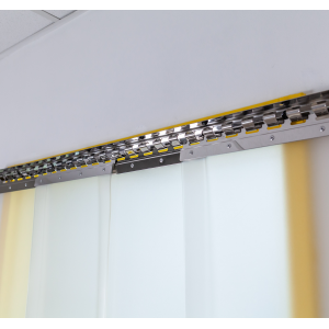 porte à lamelles translucides