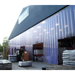 Rideau à lanière pvc souple coupe vent