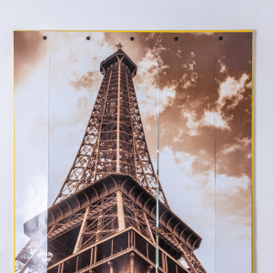 Rideau à lanières PVC souple avec imprimé personnalisé