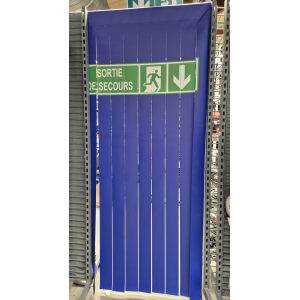 Rideau plastique imprimé