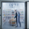 Rideau pvc pour chambre froide négative
