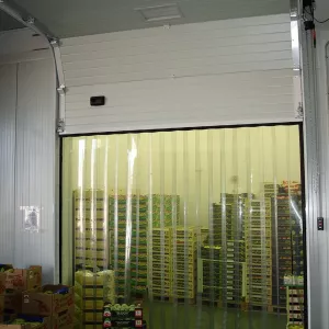 Rideau plastique pour chambre froide positive