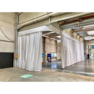 Cloison souple anti contamination croisée