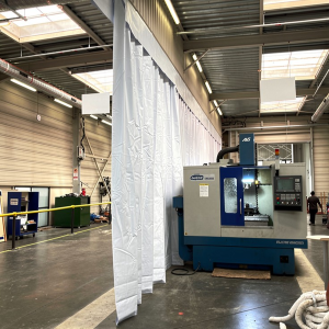 rideau de séparation pour atelier