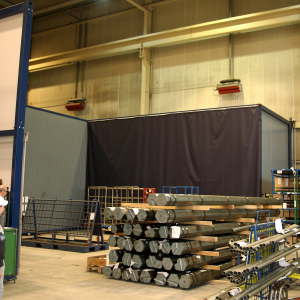 Cloison souple antistatique ATEX