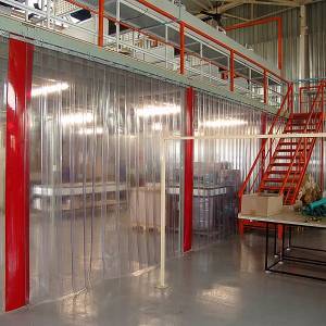 Rideau à lanière souple PVC