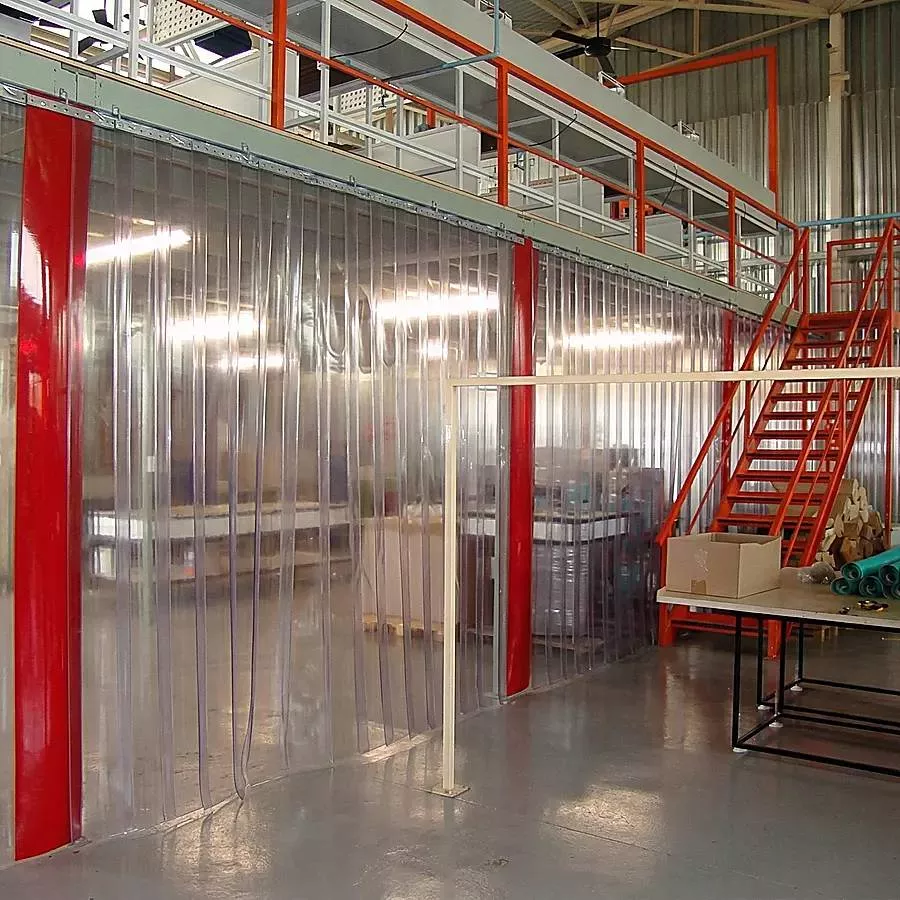 Rideau à lanière souple PVC