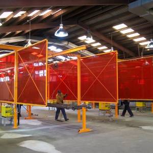 Rideau de soudure fixe