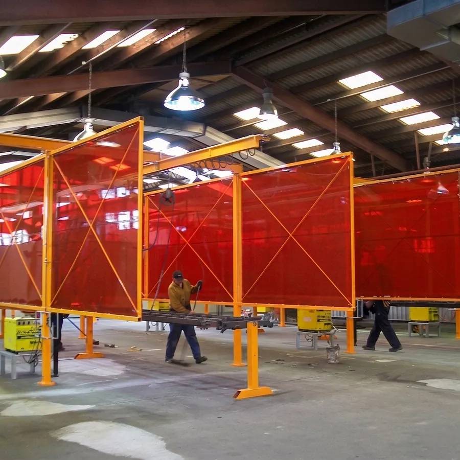 Rideau de soudure fixe