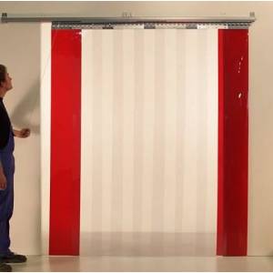 Porte souple PVC coulissante