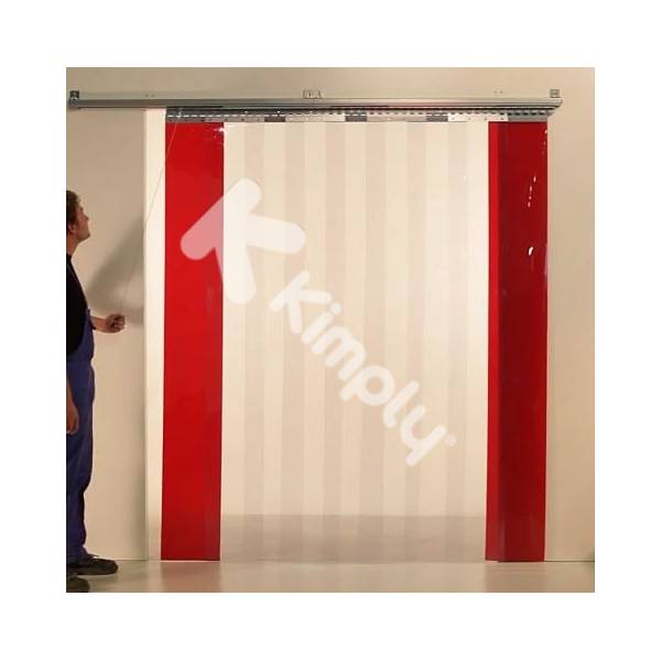 Porte souple PVC coulissante