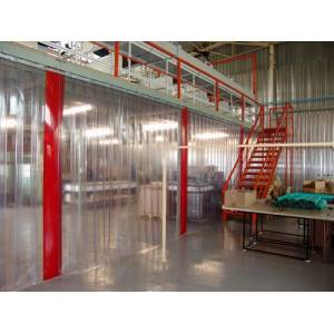 Rideau en PVC transparent pour l'industrie