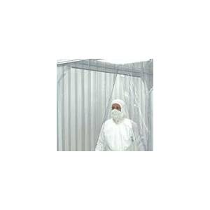 Porte à lamelles plastique pour le passage de personnel