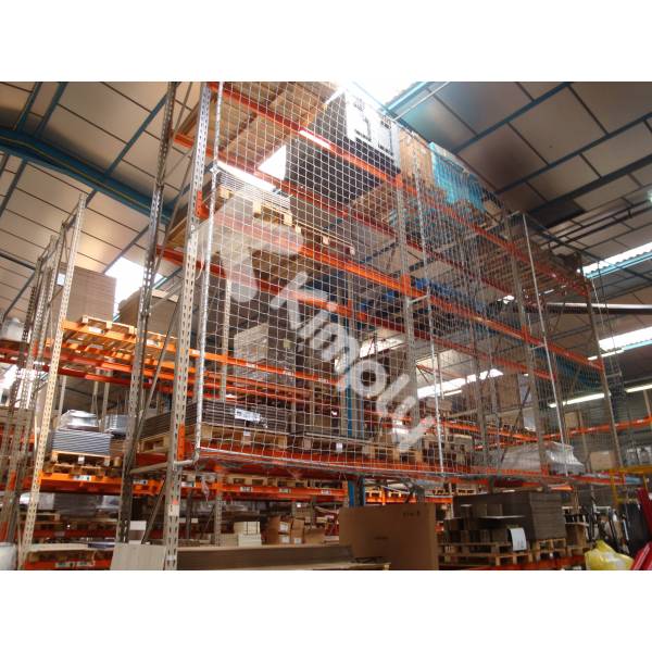 Filet anti-chute rack de stockage