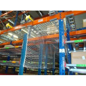 Filet anti-chute rack de stockage