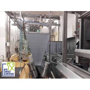 Lamelles alimentaires sur une chaine de production agroalimentaire