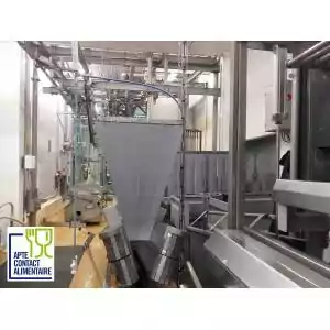 Lamelles alimentaires sur une chaine de production agroalimentaire