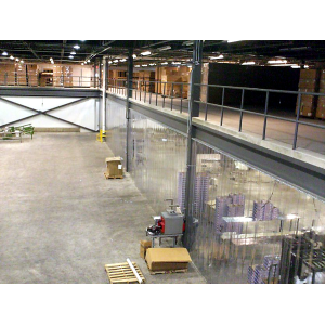 Rideau à lanières souples PVC