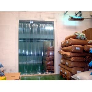 Porte souple à lanières transparentes, lanière pour porte souple