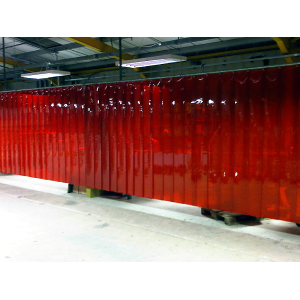 Lanières pvc souple rouge