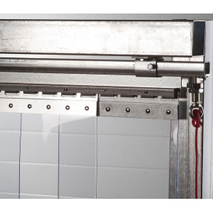 Porte souple PVC coulissante