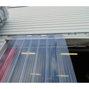 Porte souple PVC coulissante sur rail