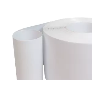 Rouleau de feuille PVC opaque blanc