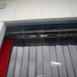 Porte PVC repliable accordéon