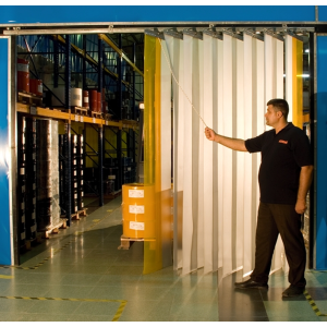 Porte souple PVC repliable accordéon