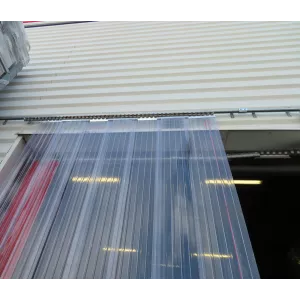 Porte à lanières souple coulissantes