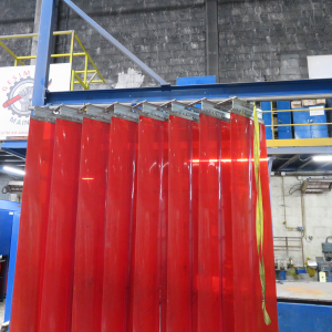 Porte à lanières repliables accordéon sur mesure