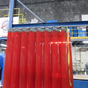 Porte à lanières repliables accordéon sur mesure