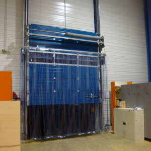 Porte à lanières pvc