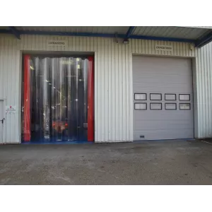 Porte à lanières PVC pour SAS