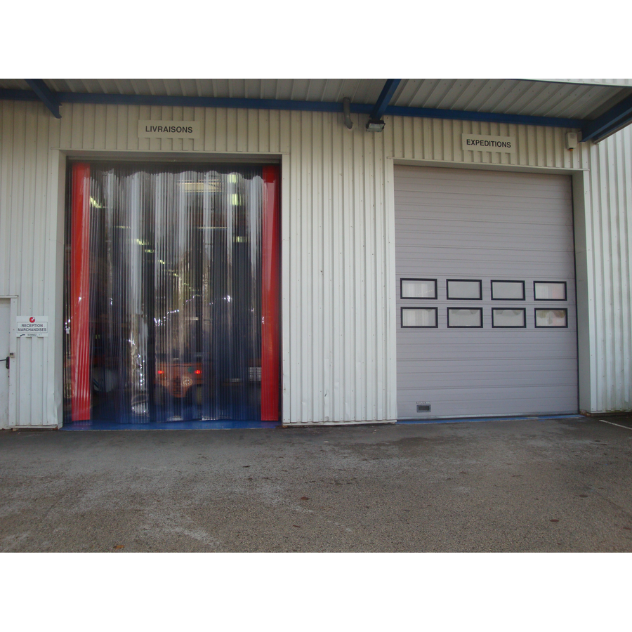 Porte à lanières PVC pour SAS