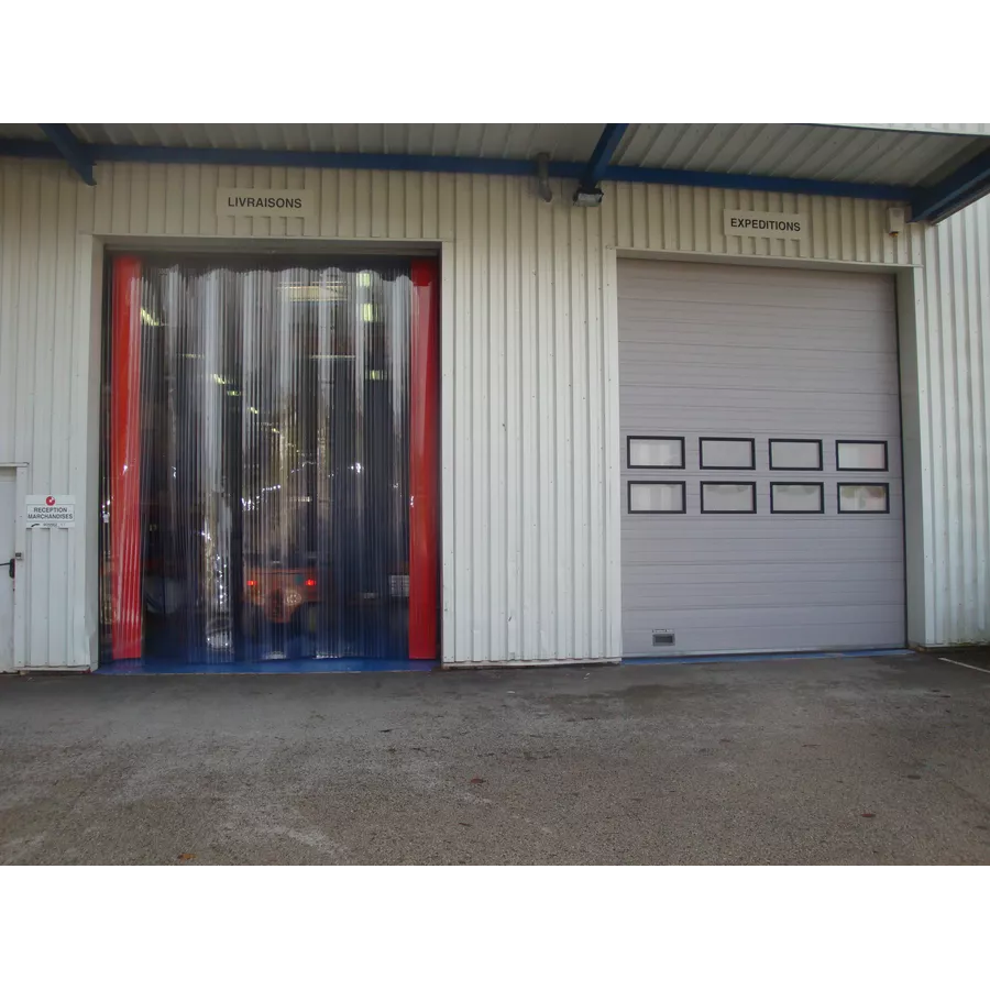 Porte à lanières PVC pour SAS