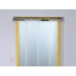 Porte à lanières translucide surface mate