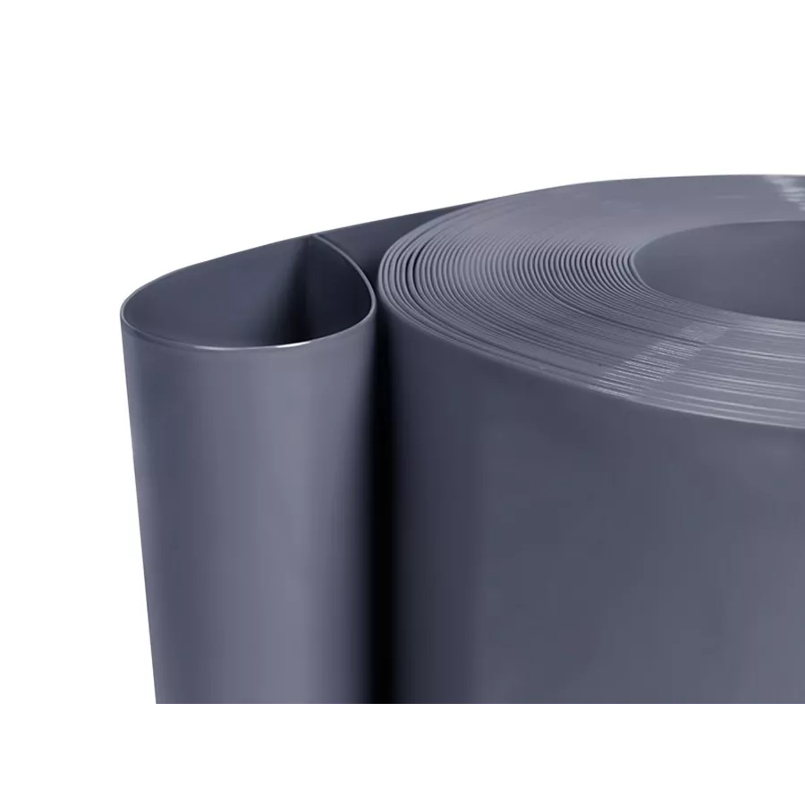 Rouleau de lanières pvc souple opaque gris