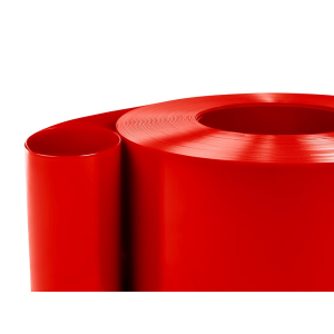 Rouleau de lanières pvc souple opaque rouge