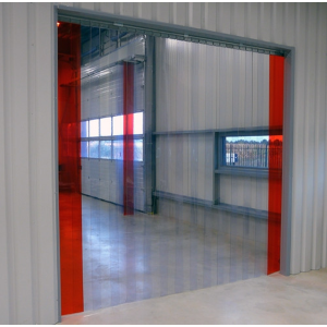 Rideau en PVC transparent pour l'industrie