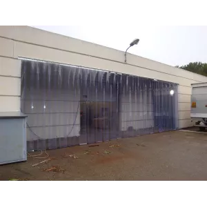 Porte à lanières souples pour quai de chargement