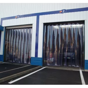 Porte à lanières souples pour quai de chargement